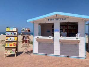 Gonnesa: Biblioteca in spiaggia