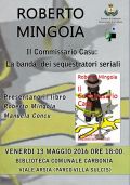 Locandina presentazione Il commissario Casu: la banda dei sequestratori seriali