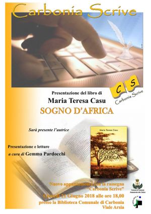 Carbonia Scrive: Maria Teresa Casu - Sogno d’Africa