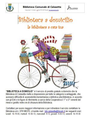 Calasetta: BIBLIOTECA A DOMICILIO