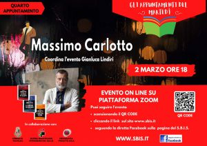 Gli appuntamenti del martedì: Massimo Carlotto