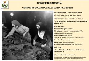 Carbonia: “Giornata Internazionale dei diritti della Donna"
