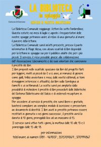 Gonnesa: la biblioteca in spiaggia