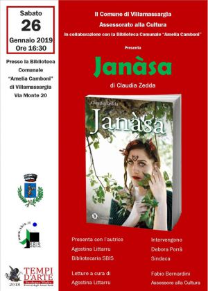 Janàsa dell’autrice Claudia Zedda