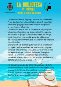 Gonnesa: Biblioteca in spiaggia